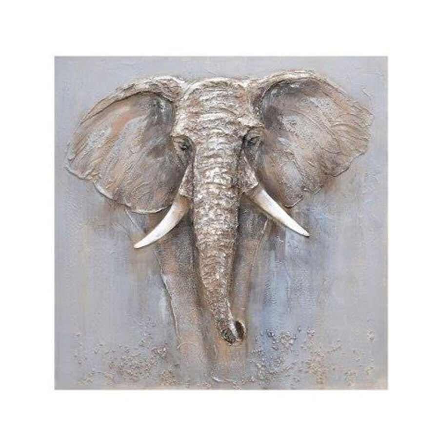 Cuadro lienzo elefante