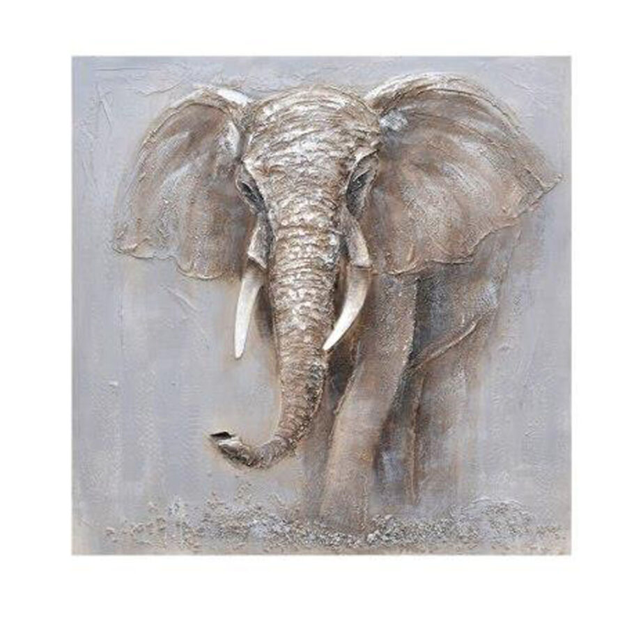 Cuadro lienzo elefante