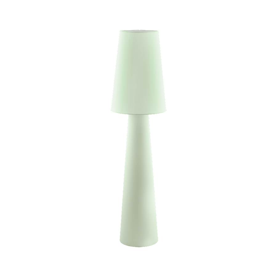 Lámpara de pie pantalla verde agua