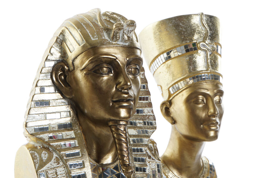 Figura faraón dorada
