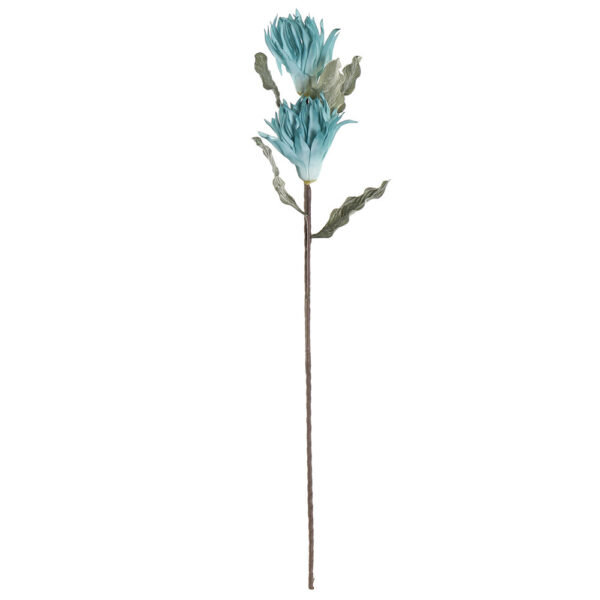 Flor rama azul y morada