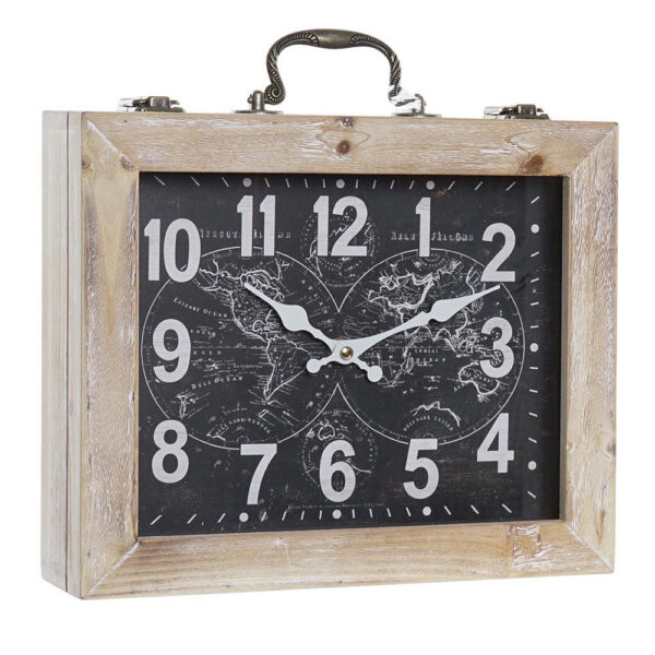 Reloj sobremesa madera y metal