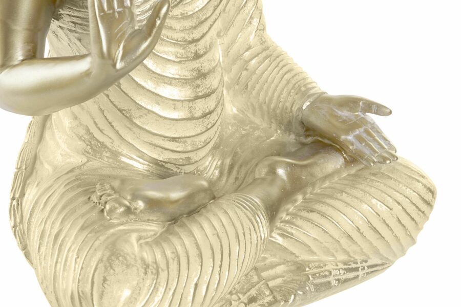 Buda de resina en dorado