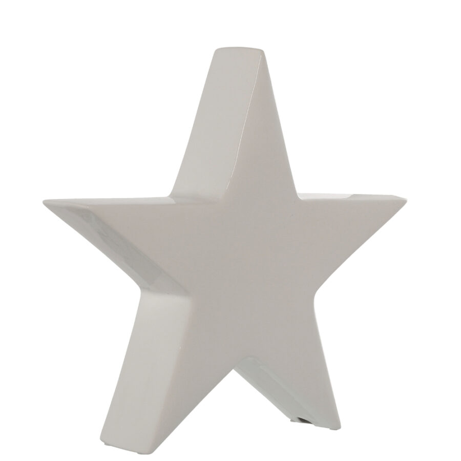 Estrella porcelana blanca