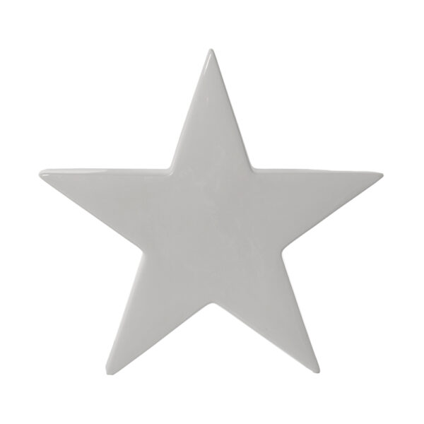 Estrella porcelana blanca