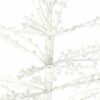 Árbol con 88 leds metal blanco