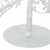 Árbol con 88 leds metal blanco