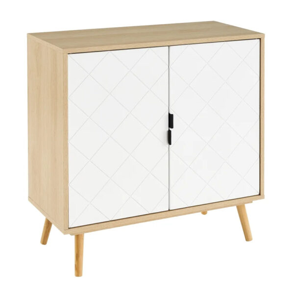 Mueble de madera con 2 puertas