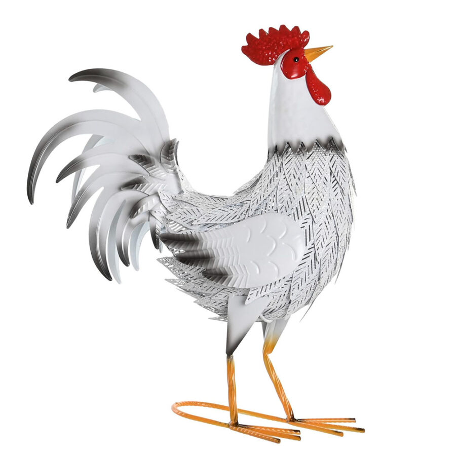 Figura gallo de metal