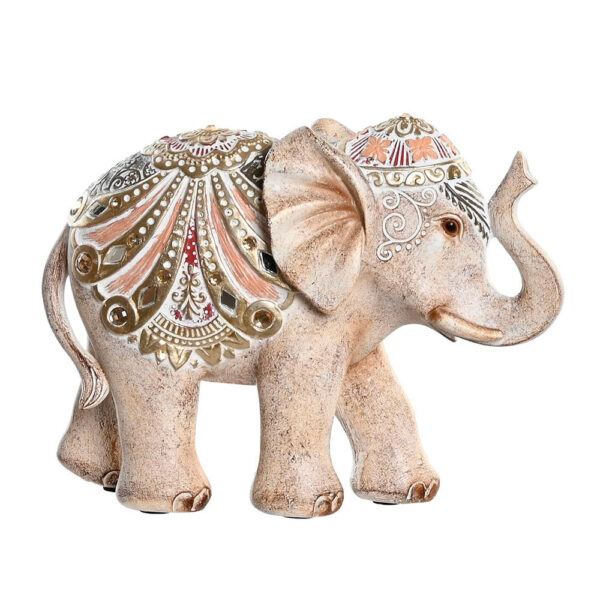 Elefante resina dorado