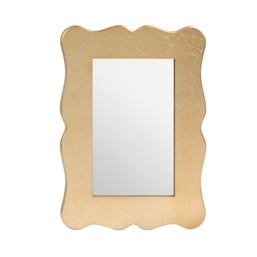 Espejo de madera en dorado
