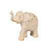figura elefante resina color natural