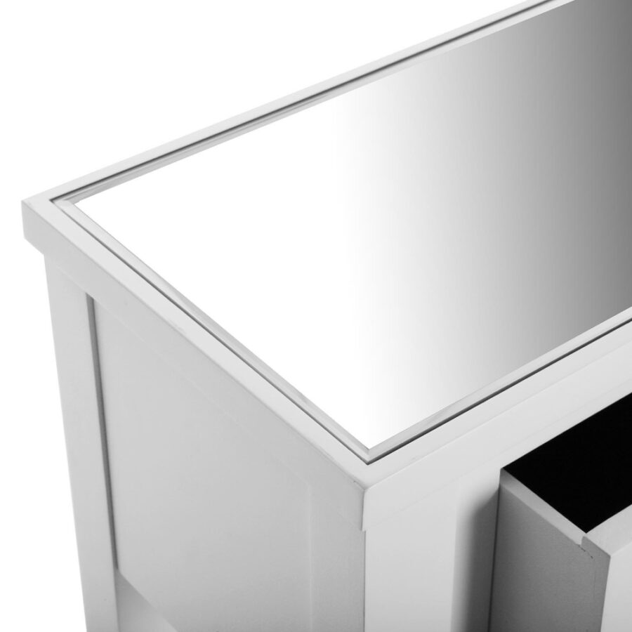 Mesa consola blanco 1 cajón central