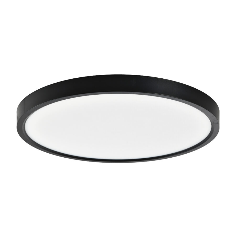 plafón led negro mate dimable