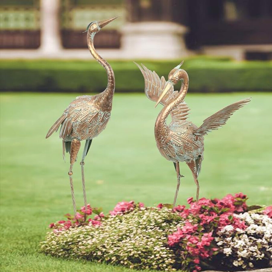 Garzas de metal