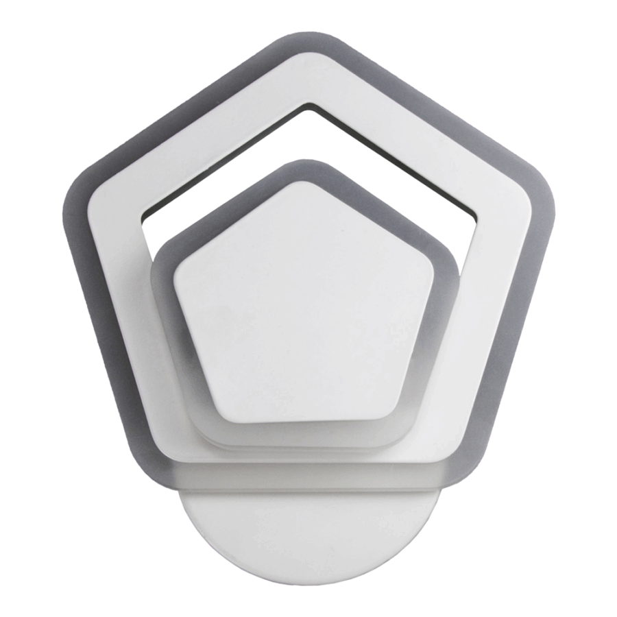 Aplique/Plafón pentagonal led 22W - Imagen 3