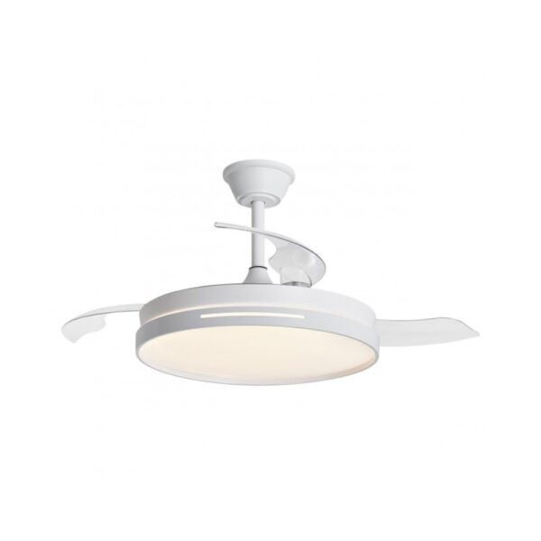 Lámpara ventilador blanco 50 cm