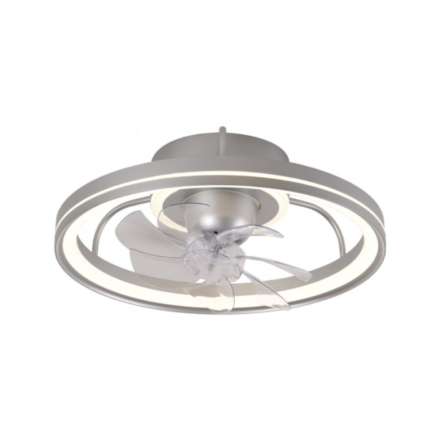 Ventilador led 35w plata 50 cm 7 palas - Imagen 2