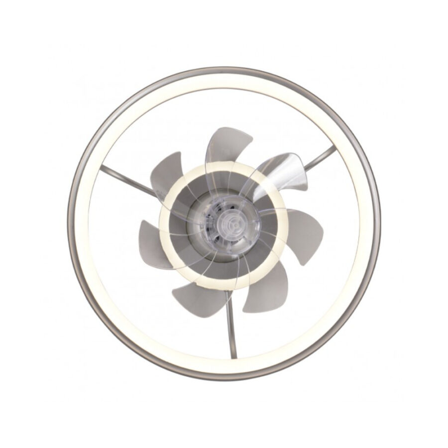 Ventilador led 35w plata 50 cm 7 palas - Imagen 3