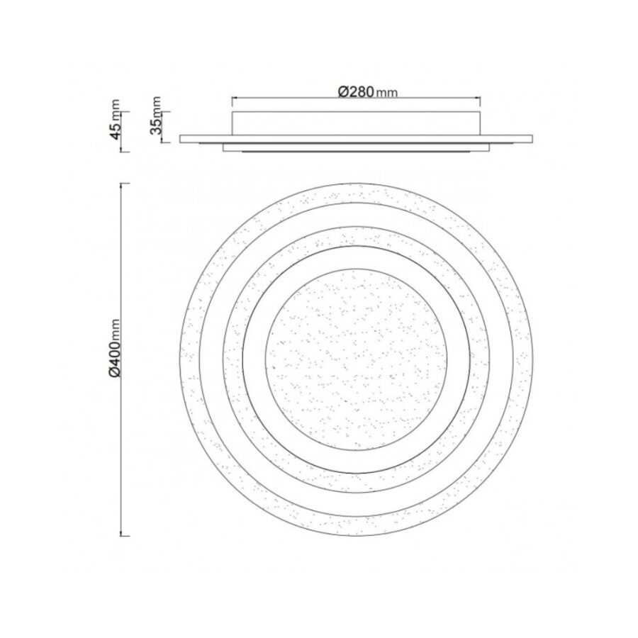 Plafón led