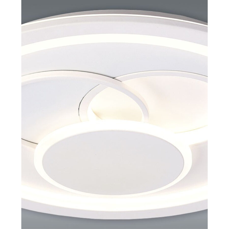 Plafón led 60w blanco circulos - Imagen 2