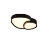 Plafón led formas 21w negro - Imagen 2