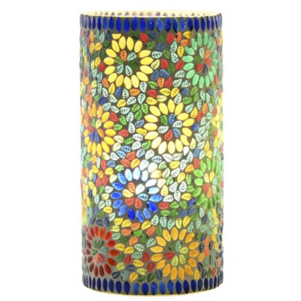 Lámpara sobremesa cristal colores