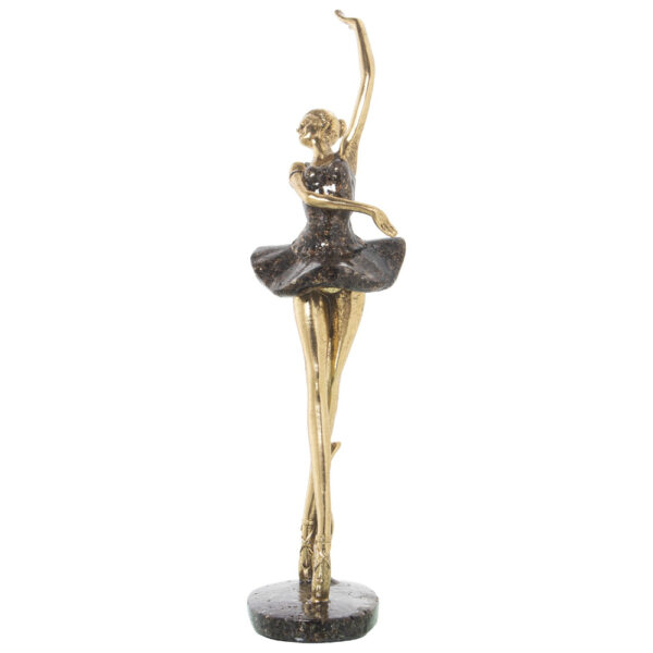 Figura bailarina dorada