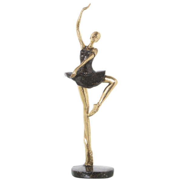 Figura bailarina dorada