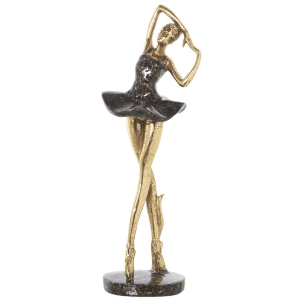 Figura bailarina dorada