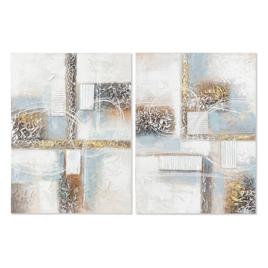 Cuadro lienzo abstracto 60 x 3 x 80 cm - Imagen 2