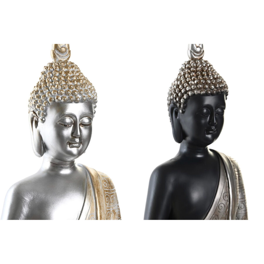 Buda de resina negro - Imagen 3
