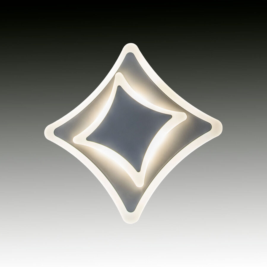 Aplique/Plafón rombo led 24W - Imagen 3