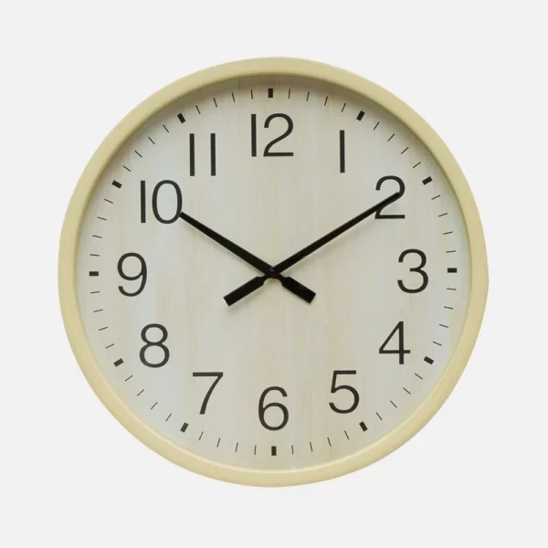 Reloj 55 cm color haya
